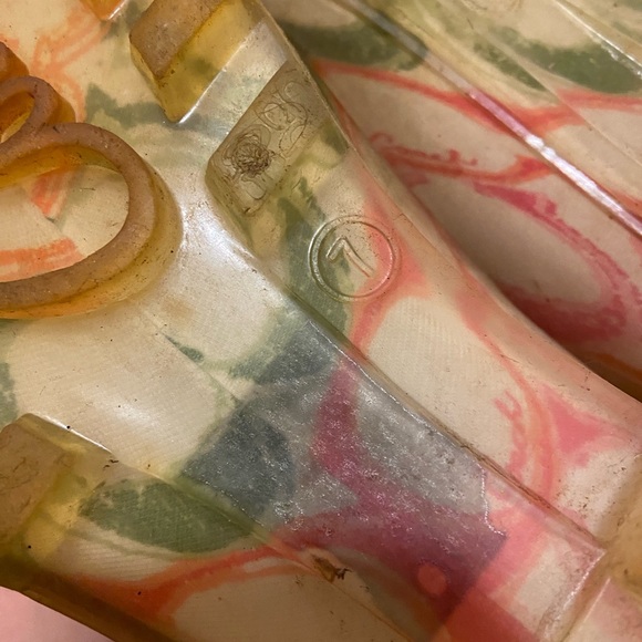 Coach Jelly multi color signature logo rain boots - Picture 6 of 6